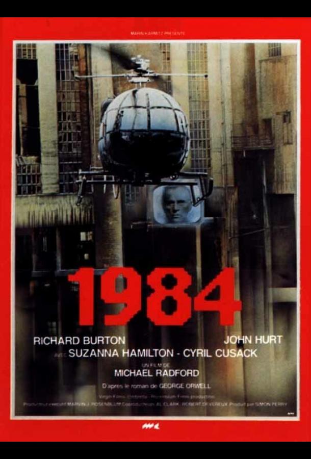 Фильм 1984 (1984) смотреть онлайн с Ричардом Бёртоном и Сирилом Кьюсаком